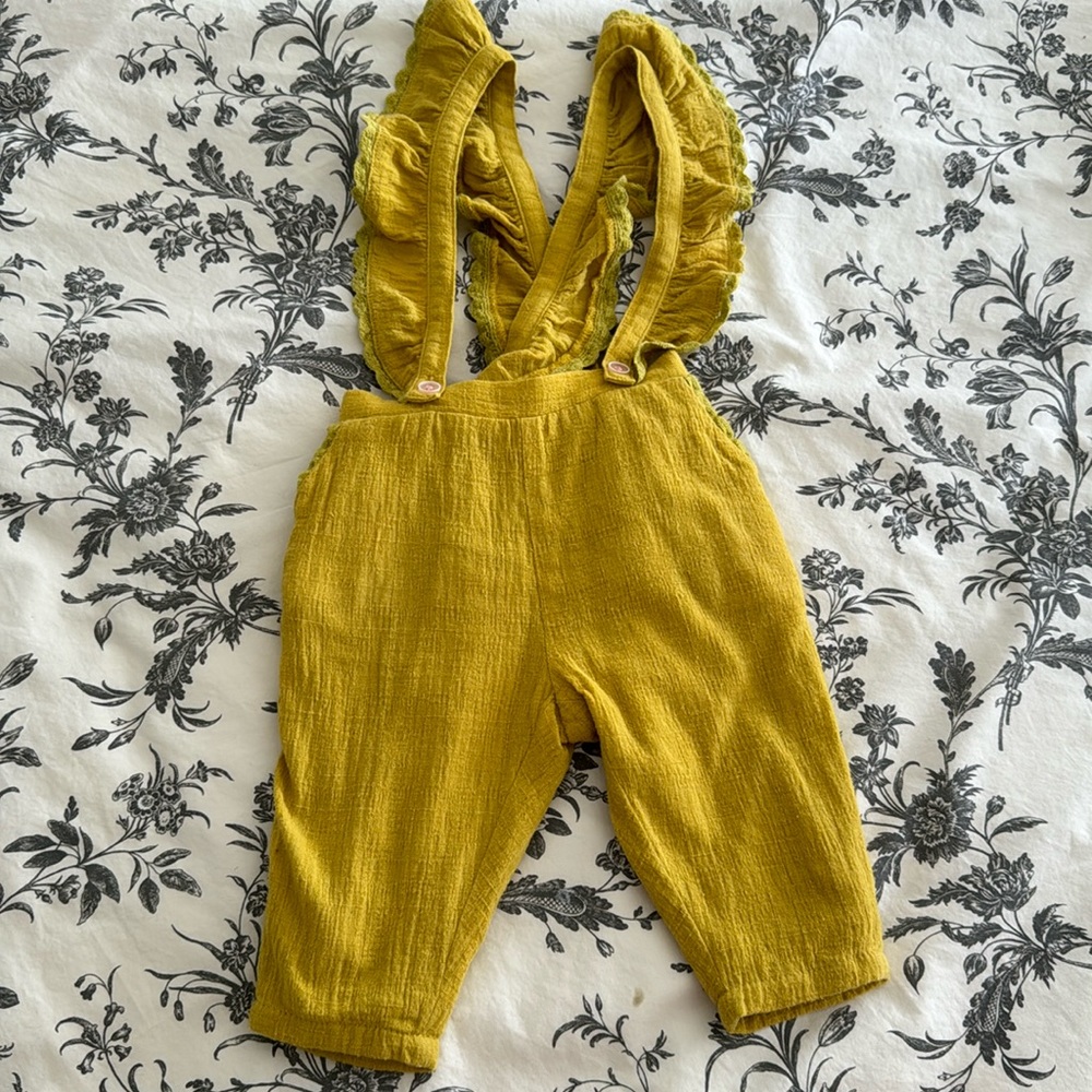 Mustard Yellow Kids Romper